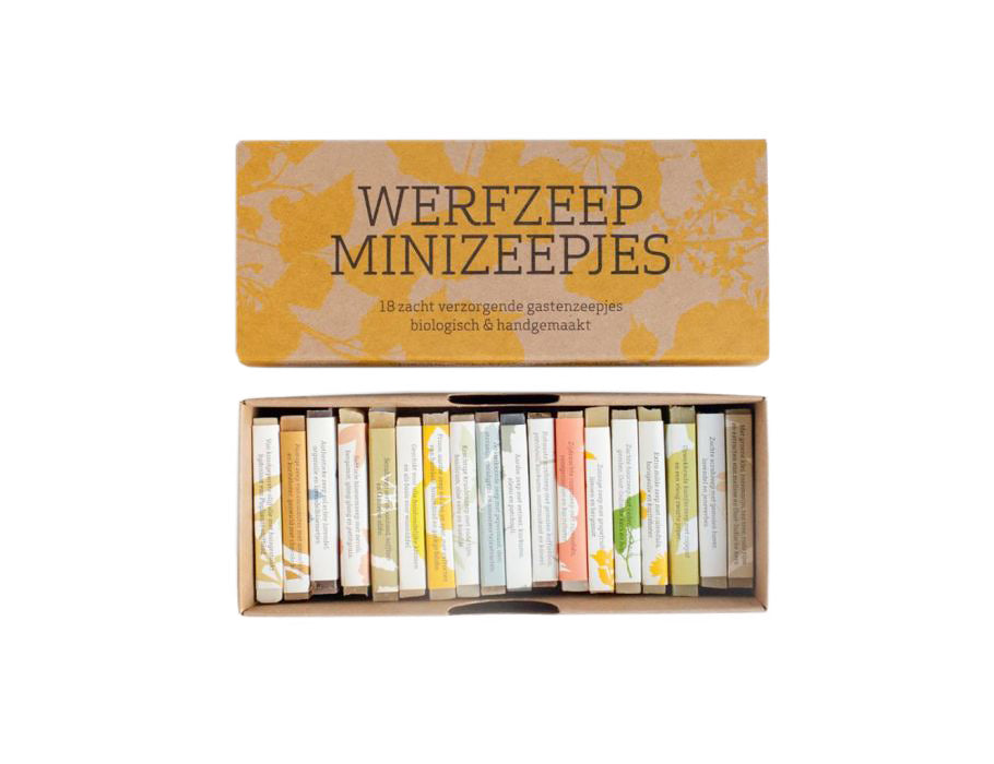 Werfzeep Cadeaudoos - Werfzeep Minieepjes - 18st